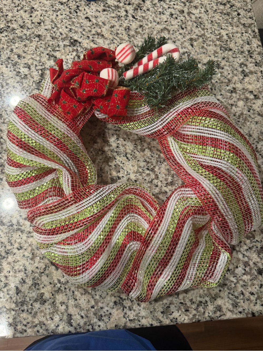 Christmas Wreath Red and Green